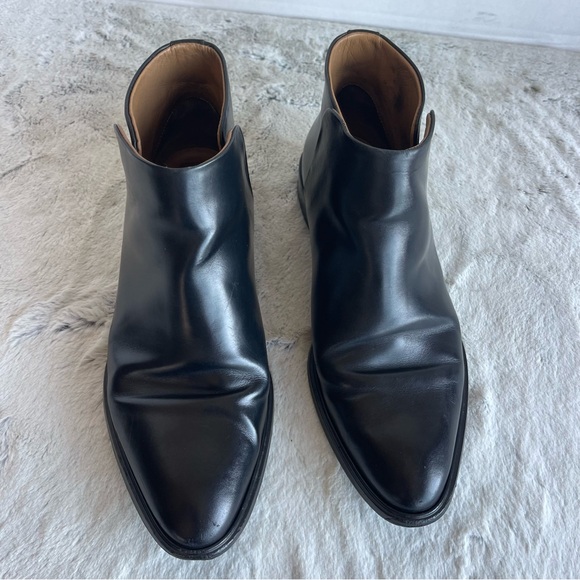 Everlane The Modern Black Leather Ankle Boot 9.5 - Picture 4 of 15